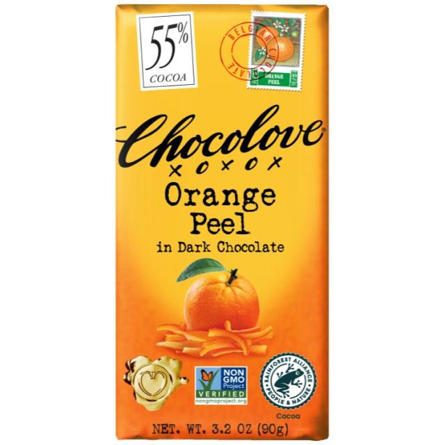 [12個セット] チョコラブ ダークチョコレート オレンジピール Chocolove Orange Peel in Dark Chocolate 【お取り寄せ商品】【合わせて買いたい】