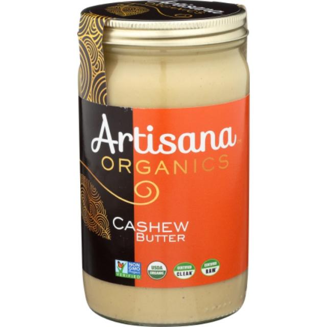 【お取り寄せ商品】[6個セット]アーティサナ オーガニックス カシューナッツバターArtisana Organics NUT BTTR CASHEW RAW ORG 14OZ