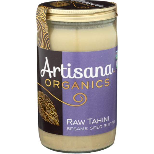 【お取り寄せ商品】[6個セット]アーティサナ オーガニックス ロータヒニ 生ゴマ セサミシードバターArtisana Organics　NUT BTTR TAHINI RAW ORG 14OZ