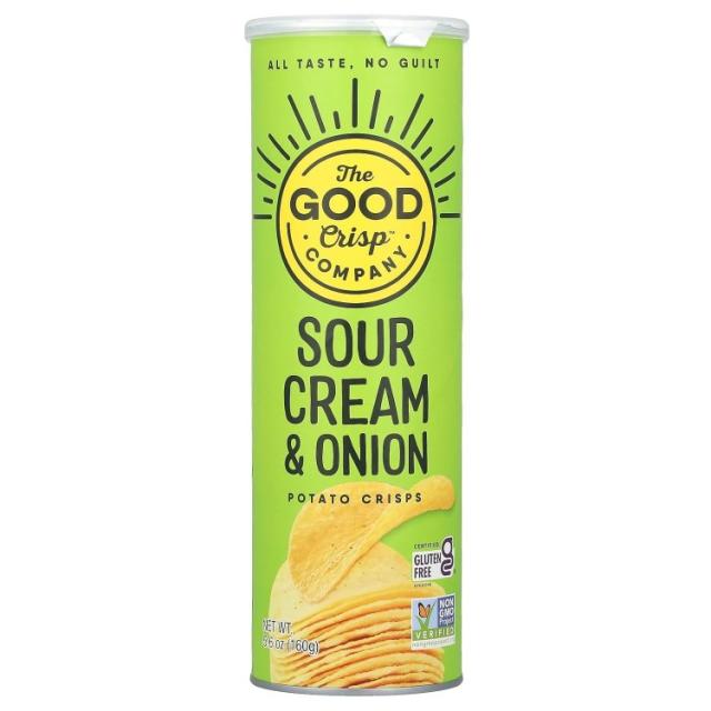 【お取り寄せ商品】[8個セット]グッドクリスプカンパニー サワークリーム＆オニオン 約158g The Good Crisp Company Sour Cream And Onion