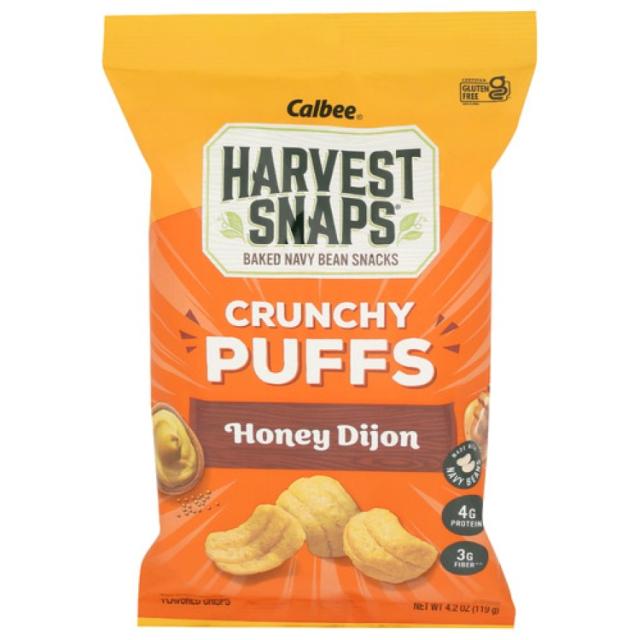 【お取り寄せ商品】[6個セット]カルビー ハーベスト スナップス クランチー パフス ハニー ディジョンHarvest Snaps Puffs Crnchy Honey Dijon 4.2OZ