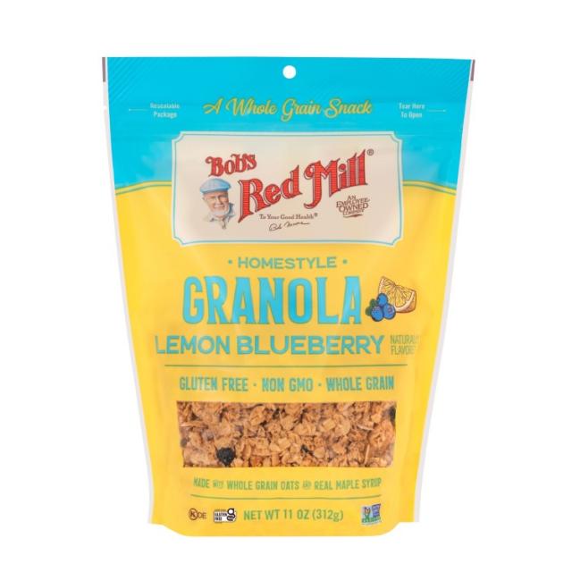 お取り寄せ [6個セット]ボブズレッドミル レモンブルーベリー ホームスタイル グラノーラ 312g Bobs Red Mill Lemon Blueberry Homestyle Granola