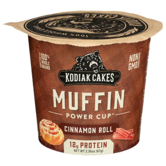 お取り寄せ [12個セット]コディアック マフィン パワーカップ シナモンロール 12gプロテインKodiak MUFFIN CUP CINNMN ROLL 2.29OZ 6,747円