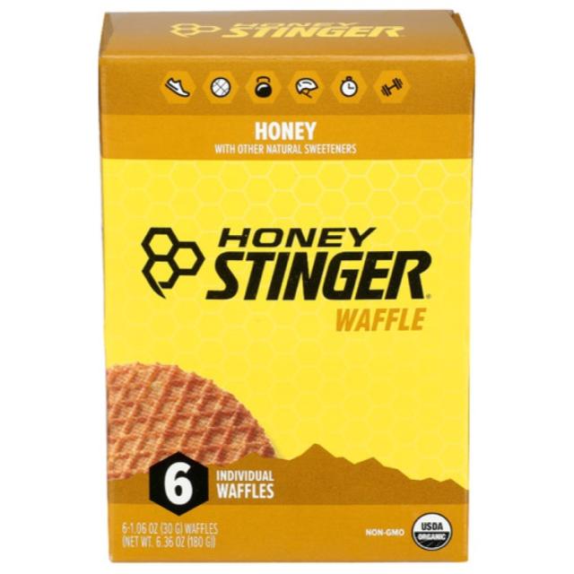 【お取り寄せ商品】[4個セット]ハニー スティンガー エナジー ワッフル ハニーHoney Stinger Waffle Honey 6Pc 6.36OZ