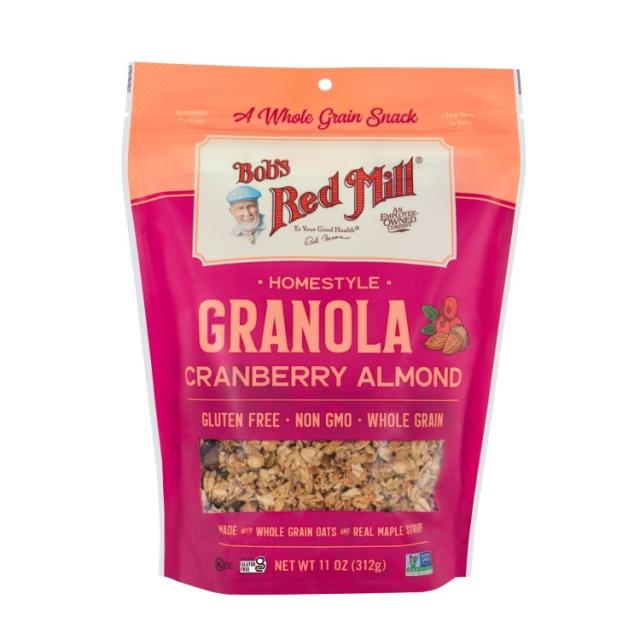 お取り寄せ [6個セット]ボブズレッドミル クランベリーアーモンド ホームスタイル グラノーラ 312g Bobs Red Mill Cranberry Almond Homestyle Granola