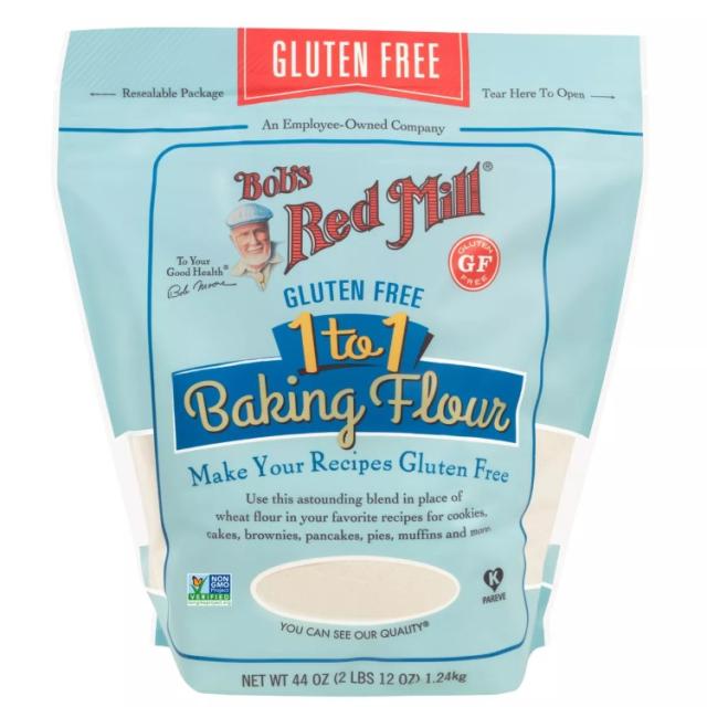 【お取り寄せ商品】[4個セット]ボブズレッドミル グルテンフリー 1対1 ベーキングフラワー  Bob's Red Mill Gluten Free 1-to-1 Baking Flour - 44oz