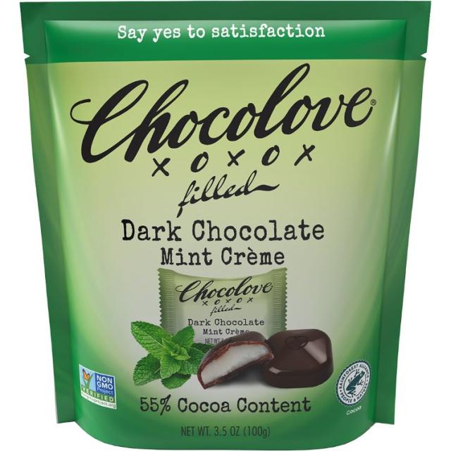 [8個セット] チョコラブ バイツ ダークチョコレートのミントクリーム 100g Chocolove Bites ? Mint cream in Dark Chocolate 【お取り寄せ商品】【合わせて買いたい】