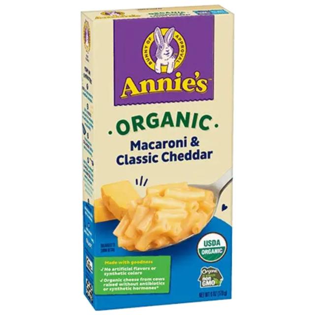 お取り寄せ [12個セット]アニーズホームグロウン オーガニック クラシックチェダー マカロニ＆チーズ Annie's Homegrown Organic Classic Cheddar Mac &amp; Cheese