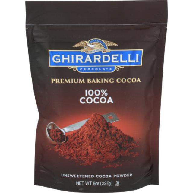 お取り寄せ [6個セット]ギラデリ プレミアムベイキング100%ココア Ghirardelli Cocoa Baking Unswtd Pouch 8OZ