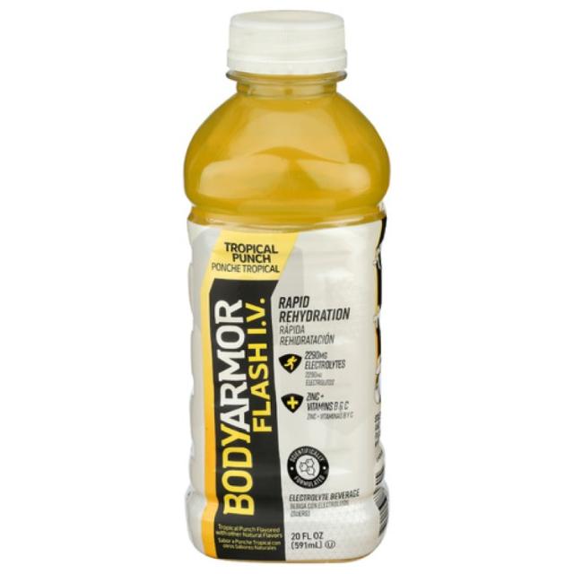 【お取り寄せ商品】[12個セット]ボディアーマー トロピカルパンチ フラッシュIV - 約591ml 20floz Body Armor Beverage Trop Pnch Flsh Iv 20FO