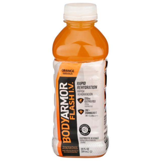 【お取り寄せ商品】[12個セット]ボディアーマー オレンジフラッシュ- 約591ml 20floz Body Armor Bev Iv Orange Flash 20FO