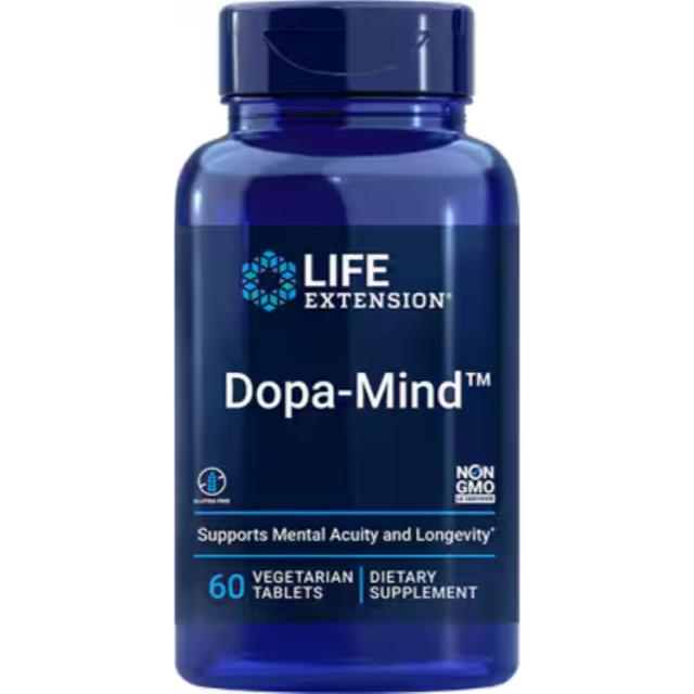 【お取り寄せ商品】ライフエクステンション ドーパマインド ベジタリアンタブレット60粒 Life Extension Dopa-Mind? 60 vegetarian tablets