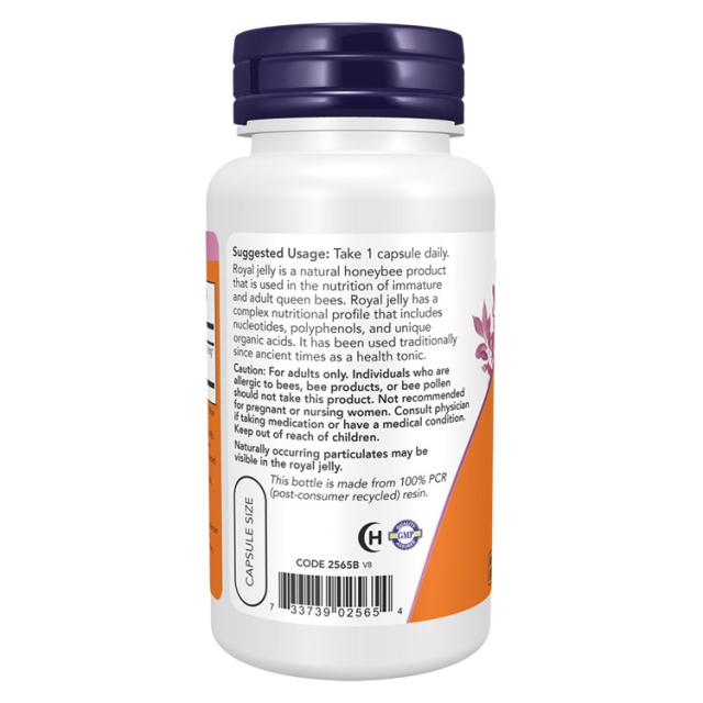 [6個セット] ロイヤルゼリー 1500mg 60粒 NOW Foods(ナウフーズ)_2