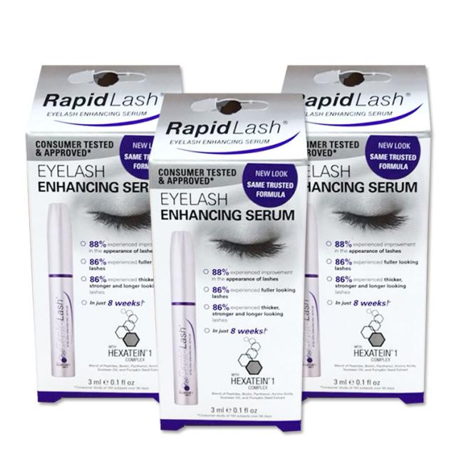 [3個セット] ラピッドラッシュ アイラッシュ まつ毛用美容液 3ml (0.1floz) RapidLash Eyelash ビオチン