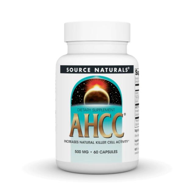 お取り寄せ ソースナチュラルズ AHCC 500mg 60ベジカプセル Source Naturals AHCC 500 mg 60 Vegetarian Capsule