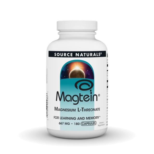 お取り寄せ ソースナチュラルズ マグテイン L-トレオン酸マグネシウム 667mg 180粒 カプセル Source Naturals Magtein 180 capsule
