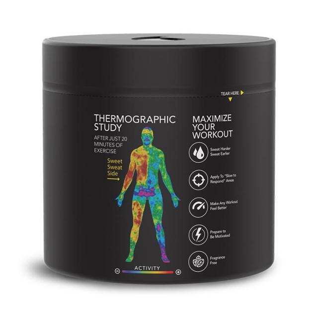 スポーツリサーチ スウィートスウェット ジャー 局所ジェル XL 無香料 383g (13.5oz) ジェル Sports Research Sweet Sweat Jar Topical Gel 13.5 oz Unscented 塗るサウナスーツ_3