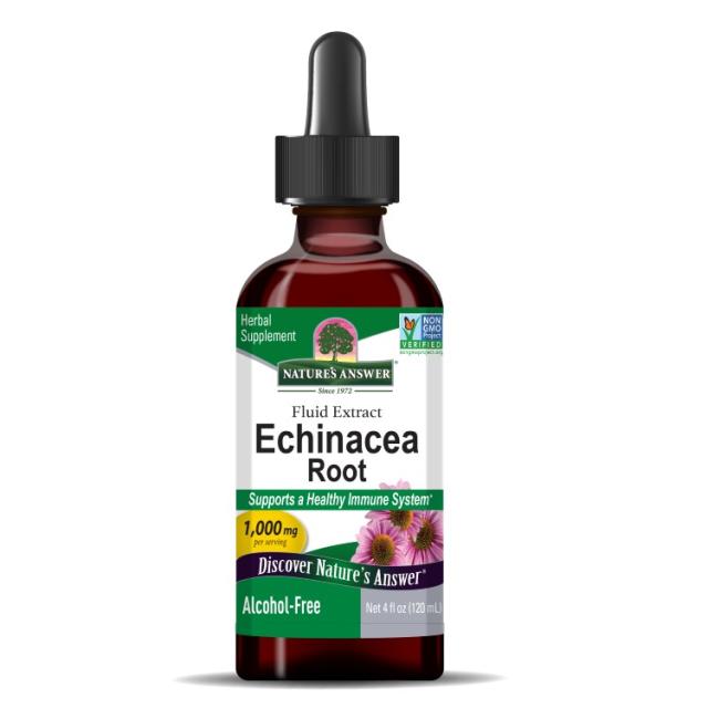 お取り寄せ ネイチャーズアンサー エキナセア アルコールフリーエキス 113g NATURE'S ANSWER Echinacea Alcohol Free Extract 4 OUNCE