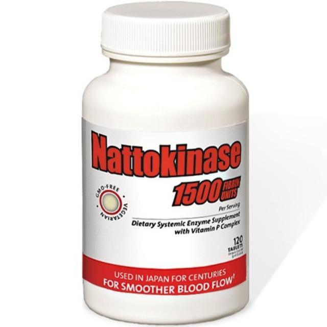 お取り寄せ ナチュラリービタミンズ ナットウキナーゼ1500 120タブレット NATURALLY VITAMINS Nattokinase 120 TABLET