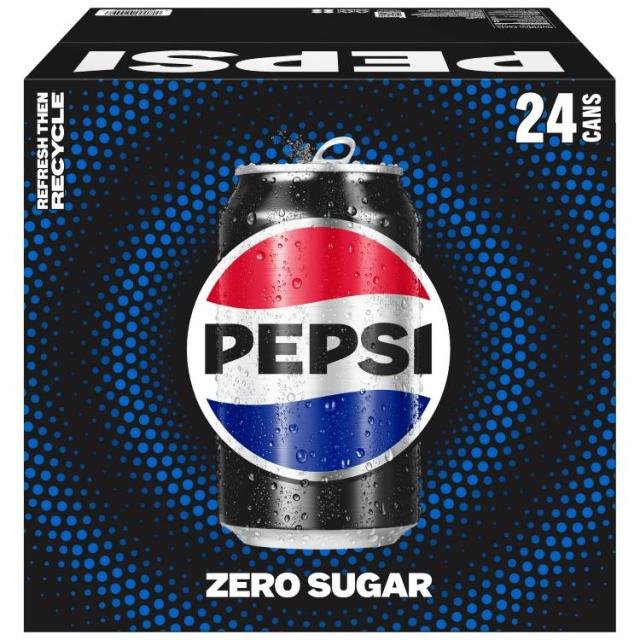【お取り寄せ商品】【アメリカウォルマート品】ペプシ ゼロシュガーソーダ 約354ml 24 個入り Pepsi Zero Sugar Soda 12 Fl. Oz. 24 Count
