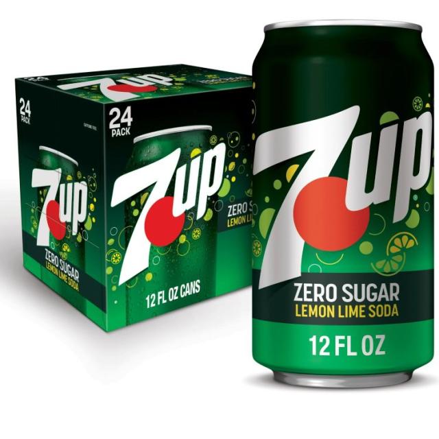 【お取り寄せ商品】【アメリカウォルマート品】7UP ゼロシュガー レモンライム ソーダポップ 約354ml 24 缶パック 7UP Zero Sugar Lemon Lime Soda Pop, 12 fl oz, 24 Pack Cans