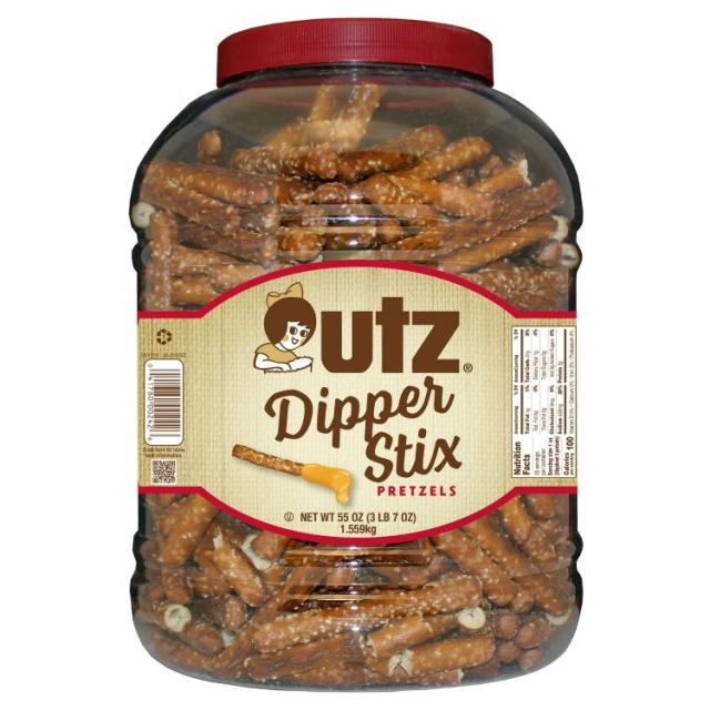 【アメリカウォルマート品】ウッツ ディッパー スティックス プレッツェル 約1559g バレル Utz Dipper Stix Pretzels, 55 oz Barrel 【お取り寄せ商品】【合わせて買いたい】