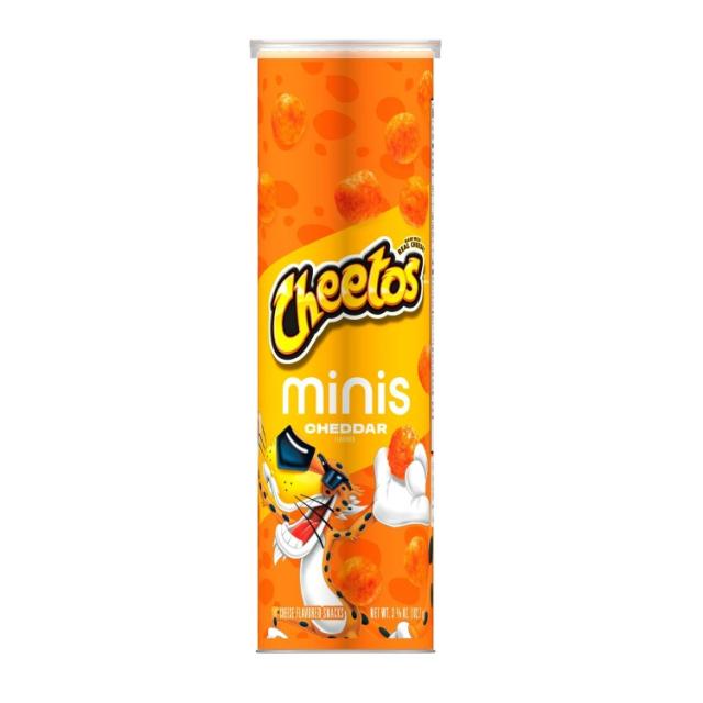 【アメリカウォルマート品】チートス ミニ チェダー味スナックチップス 約102g キャニスター Cheetos Minis Cheddar Flavored Snack Chips, 3.625 oz, Canister 【お取り寄せ商品】【合わせて買いたい】