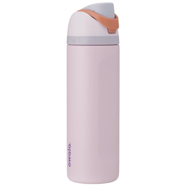 お取り寄せ オワラ フリーシップ ステンレススチール ウォーターボトル 約710mL シュガースパイスピンク Owala FreeSip Stainless Steel Water Bottle, 24oz, Sugar Spice Pink