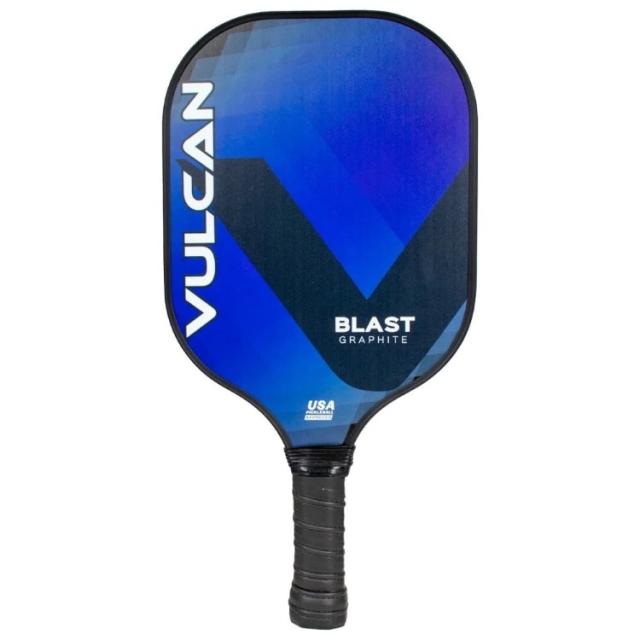 お取り寄せ Vulcan Blast グラファイト ピックルボールパドル ブルー Vulcan Blast Graphite Pickleball Paddle (Blue)