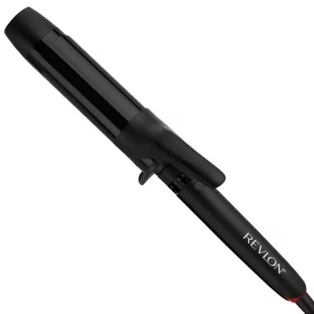 お取り寄せ レブロン スムースステイ ココナッツオイル配合 カーリングアイロン 約38mm ブラック Revlon SmoothStay 1-1/2inch Coconut Oil-Infused Curling Iron, Black