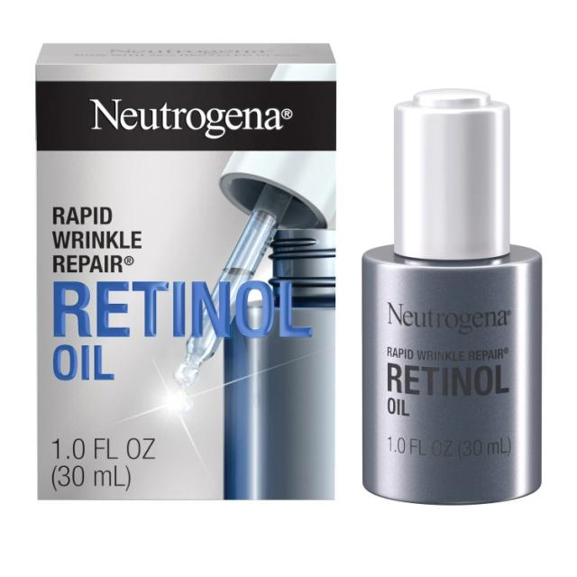 お取り寄せ ニュートロジーナ ラピッドリンクルリペア レチノールオイル フェイシャルセラム 30mL Neutrogena Rapid Wrinkle Repair Retinol Oil Facial Serum, 1.0 fl. oz