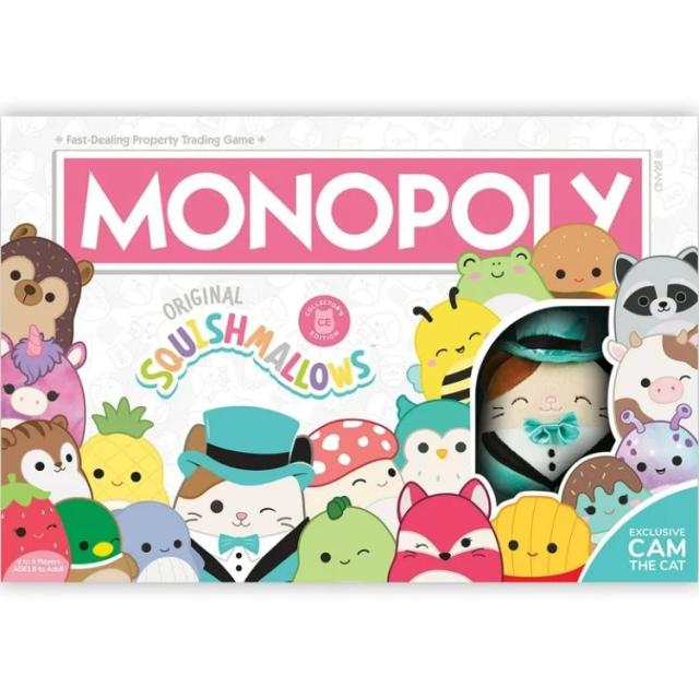お取り寄せ モノポリー スクイッシュマロウズ コレクターズエディション ボードゲーム ウォルマート限定 MONOPOLY: Original Squishmallows Collector's Edition Board Game (Walmart Exclusive)