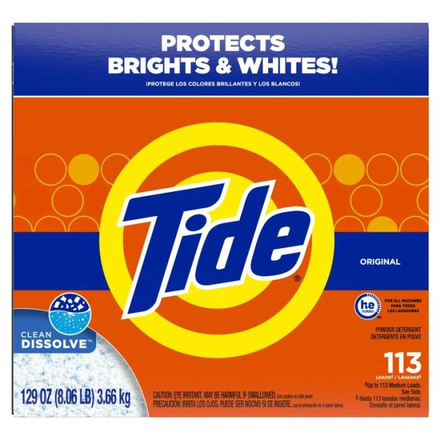 お取り寄せ タイド 粉末洗濯洗剤 オリジナルセント 3.66kg 113回分 Tide Powder Laundry Detergent, Original Scent, 129 oz, 113 Loads