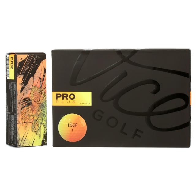 お取り寄せ [限定版]バイスゴルフ限定版プロプラスゴルフボール イエローオレンジ Vice Golf Limited Edition Pro Plus Golf Balls Shade Yellow Orange 8,882円