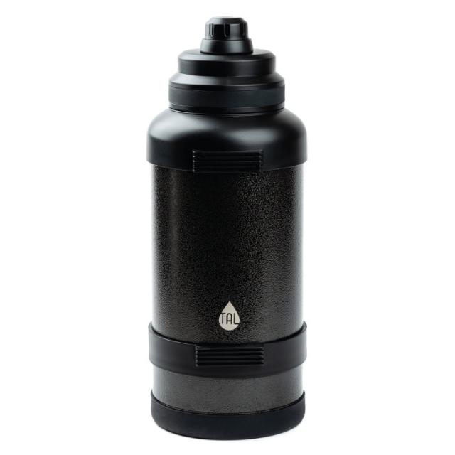 お取り寄せ タル ステンレススチール ゼウス ウォーターボトル 漏れ防止フタ付き 約3L ブラック TAL 3 Liter Stainless Steel Zeus Black Water Bottle with Leak-Proof Lid