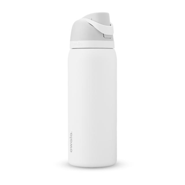 お取り寄せ オワラ フリーシップ ステンレススチール ウォーターボトル 約946mL シャイマシュマロ Owala FreeSip Stainless Steel Water Bottle, 32oz, Shy Marshmallow