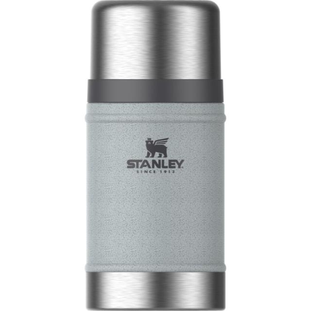 お取り寄せ スタンレー レジェンダリー クラシック フードジャー 約710mL ハンマートーンシルバー ステンレススチール 保温・保冷ジャグ Stanley Legendary Classic Food Jar 24 oz - Hammertone Silver - Stainless Steel Insulated Jug