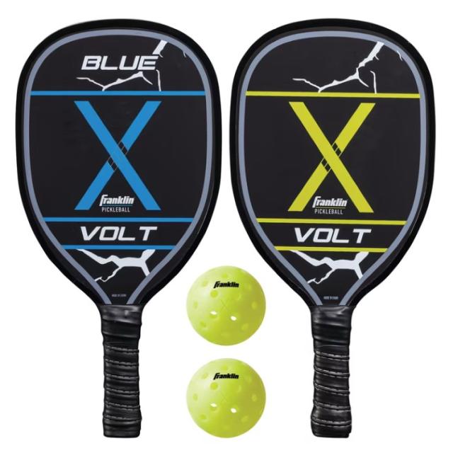 お取り寄せ Franklin Sports ピックルボール パドル＆ボールセット 木製ピックルボールラケット＋ピックルボール 2人用 USA Pickleball（USAPA）認定 Franklin Sports Pickleball Paddle &amp; Ball Set - Wooden Rackets + Balls - USAPA Approved