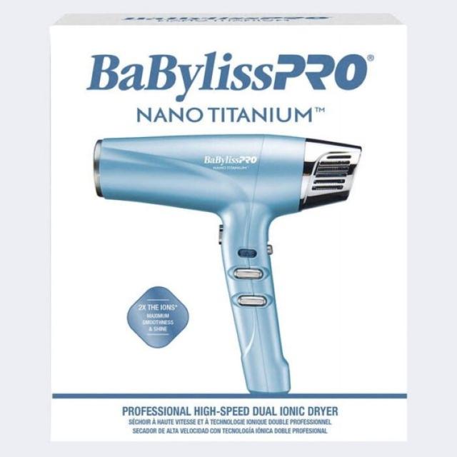 お取り寄せ ベビリスプロ ナノチタニウム ハイスピード デュアルイオニック ヘアドライヤー BaBylissPRO? Nano Titanium? High-Speed Dual Ionic Dryer