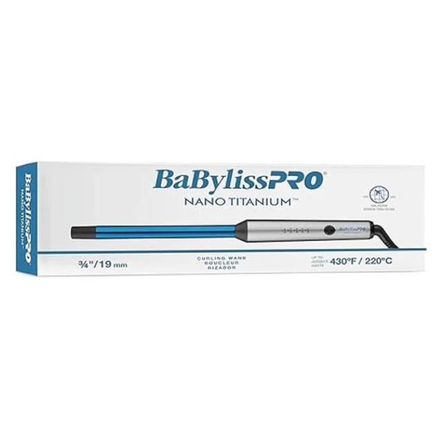 お取り寄せ ベビリスプロ ナノチタニウム カーリングワンド 約19mm BaBylissPRO Nano Titanium ?inch Curling Wand