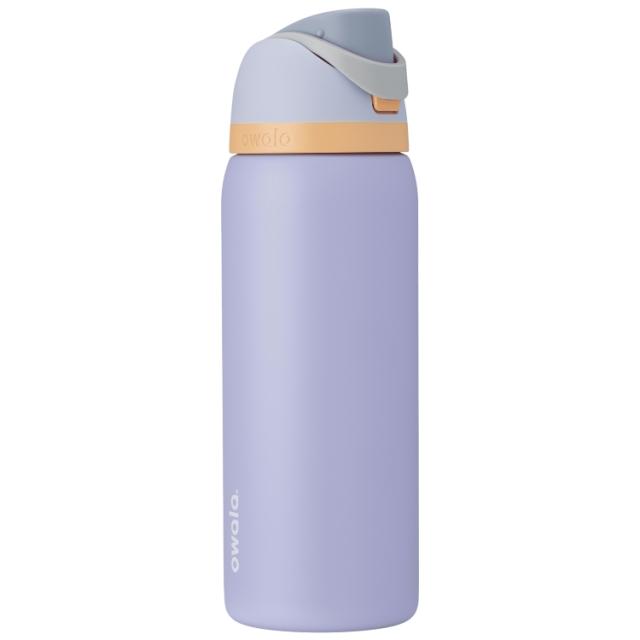 お取り寄せ オワラ フリーシップ ステンレススチール ウォーターボトル 約946mL クラウド9 ライトパープル Owala FreeSip Stainless Steel Water Bottle, 32oz, Cloud 9 Light Purple