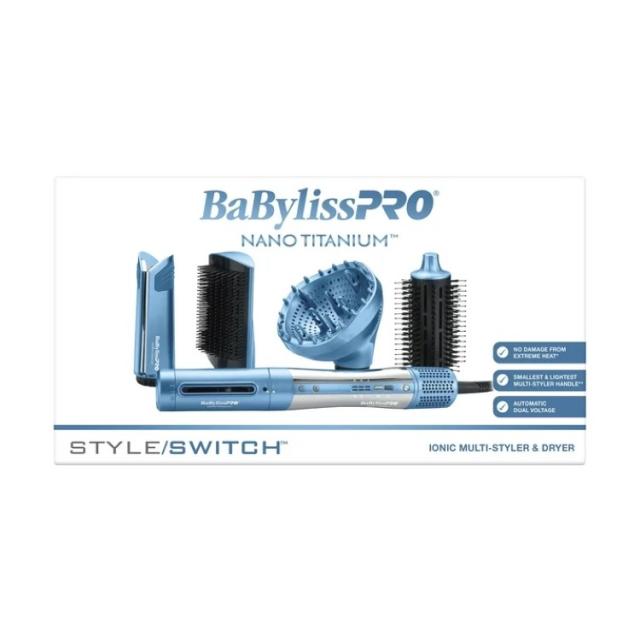 お取り寄せ ベビリスプロ ナノチタニウム スタイルスイッチ ホットエアスタイラー BaBylissPRO Nano Titanium StyleSwitch Hot Air Styler