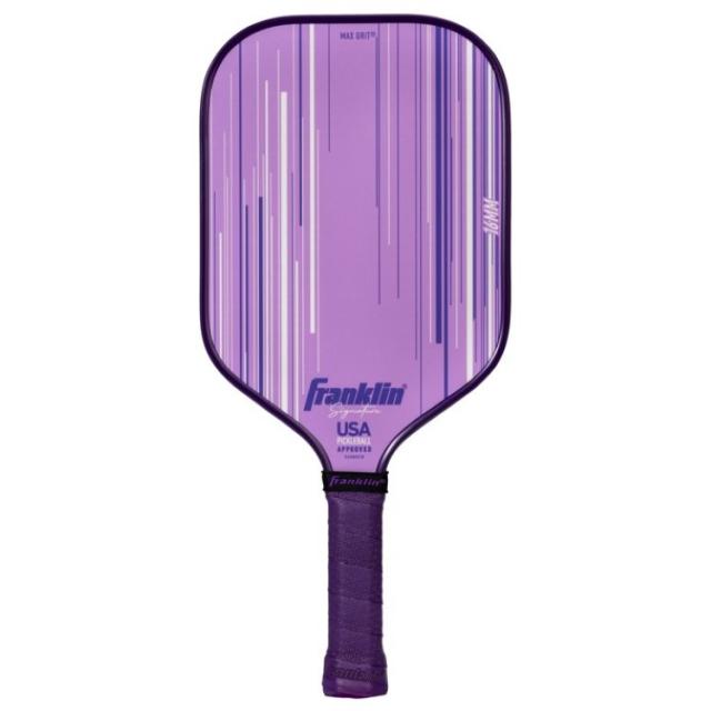 お取り寄せ Franklin Sports Pro ピックルボールパドル Signature Series Pro MaxGrit表面 USA Pickleball（USAPA）認定 トーナメント用 16mmポリプロピレンコア ライラック Franklin Sports Signature Series Pro Pickleball Paddle - USAPA Approved - Lilac