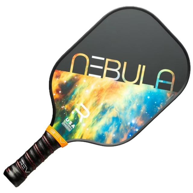 お取り寄せ REV Nebula ピックルボールパドル グラファイトフェイス ポリプロピレンハニカムコア 約213g REV Nebula Pickleball Paddle, Graphite Face, Polypropylene Honeycomb Core, 7.5oz