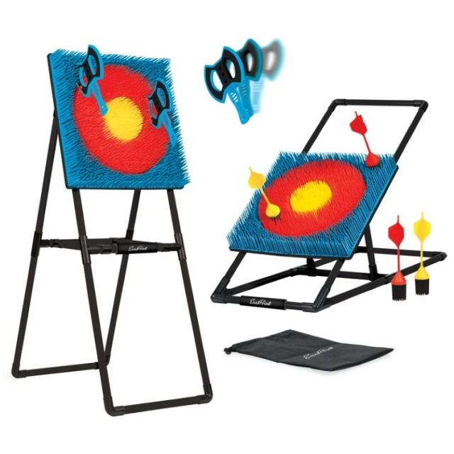 お取り寄せ イーストポイントスポーツ アックススローイング ランダーツ ターゲットゲームセット 高さ約112cm アックス3本 ダーツ4本 EastPoint Sports Axe Throwing &amp; Lawn Darts Target Game Set, Includes 3 Axes &amp; 4 Darts