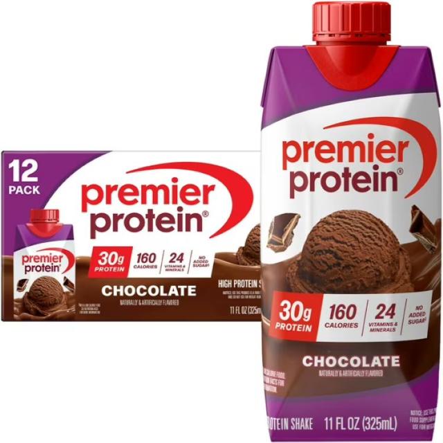 お取り寄せ プレミアプロテイン シェイク チョコレート たんぱく質30g 325mL 12本 Premier Protein Shake, Chocolate, 30g Protein, 11 Fl Oz, 12 Ct