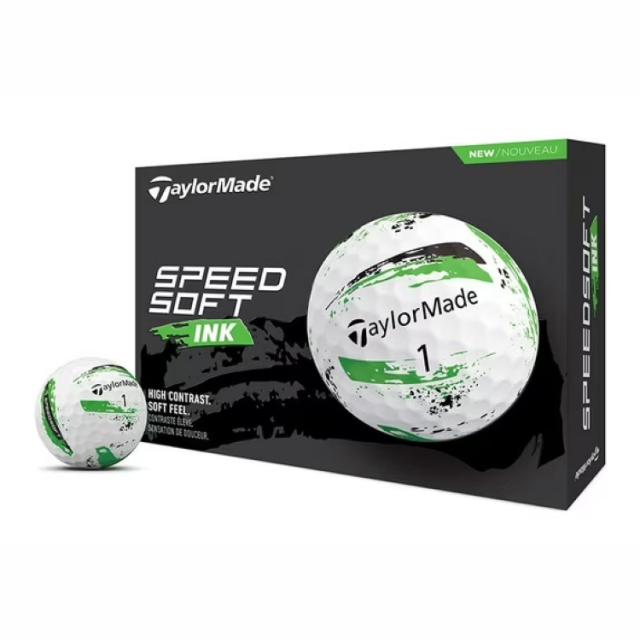 お取り寄せ テーラーメイド スピードソフト インク ゴルフボール 12個入り グリーン TaylorMade SpeedSoft Ink 12pk Golf Balls, Green 7,343円