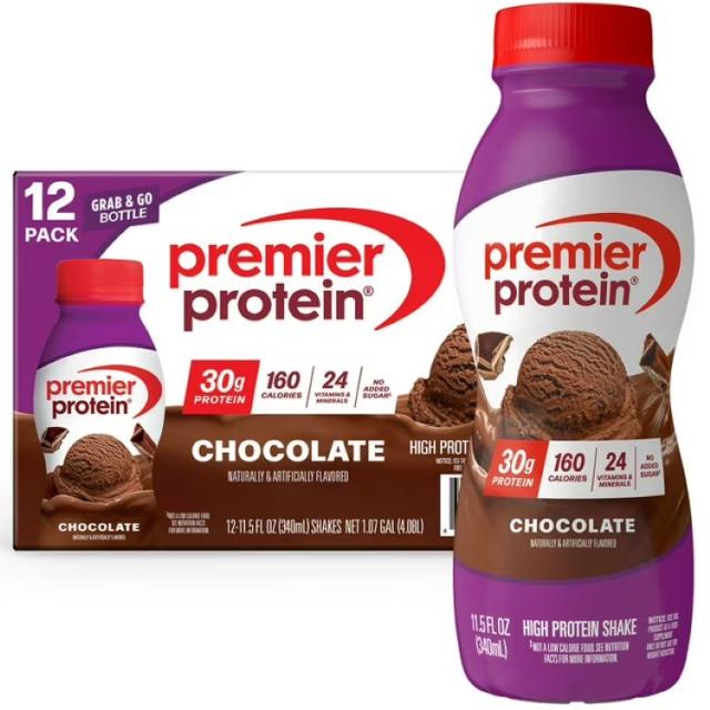 お取り寄せ プレミアプロテイン シェイク チョコレート たんぱく質30g 340mL 12本 Premier Protein Shake, Chocolate, 30g Protein, 11.5 fl oz, 12 Ct