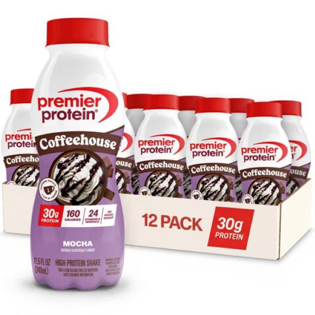 お取り寄せ プレミアプロテイン コーヒーハウス モカ 325mL 12本 Premier Protein, Coffeehouse Mocha 12pk Bottles