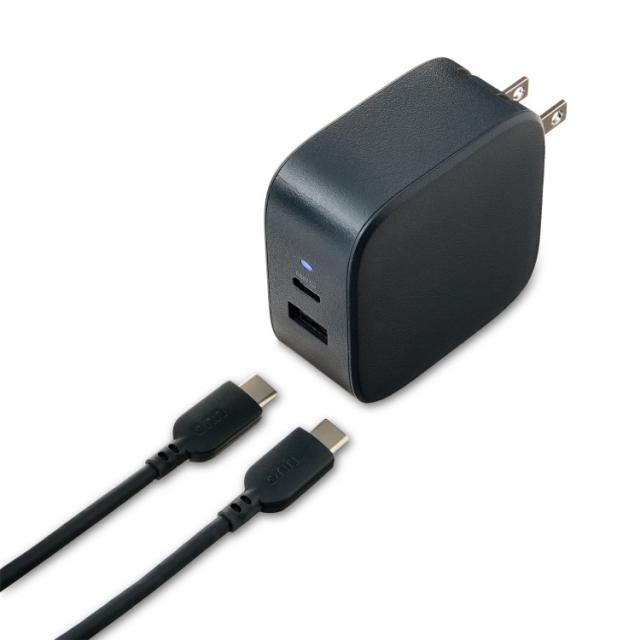 お取り寄せ オン ノートPC用充電器 GaN 65W グレー onn GAN 65W 12W Laptop charger Compatible for Apple, Dell, HP, Asus, Acer, Lenovo, Samsu